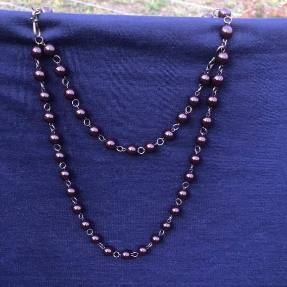 Chocolate Brown Necklace - Picture 3 of 6